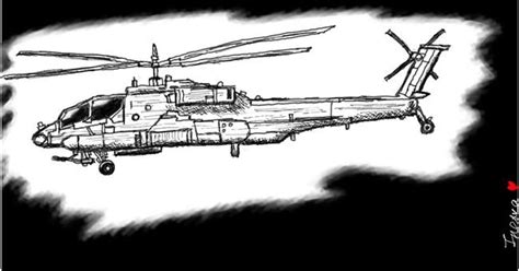 Drawing of Helicopter by InessA - Drawize Gallery!