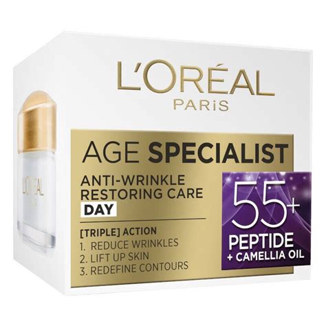 Loreal Age Specialist 55+ Възстановяващ дневен крем против бръчки x50 мл