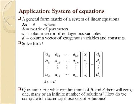 Linear Algebra and Matrix