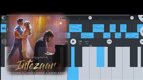 Intezaar Piano Tutorial Mithoon Ft Arijit Singh And Asees Kaur