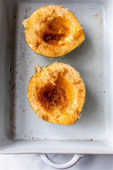 Roasted Acorn Squash With Brown Sugar Skinnytaste