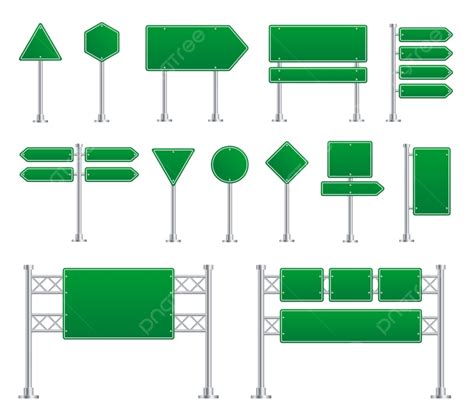 Green Road Sign PNG, Vector, PSD, and Clipart With Transparent ...