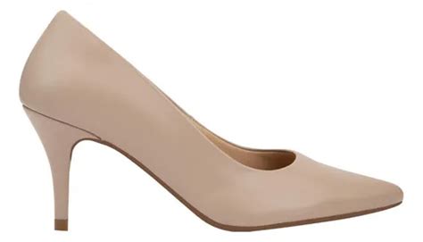 Zapatilla Vestir Tacon Medio Delgado Vicenza Nude Mujer Envío gratis