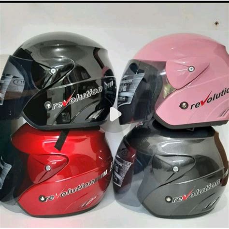 jual helem helmet bcx revolution model gm dewasa promo murah shopee