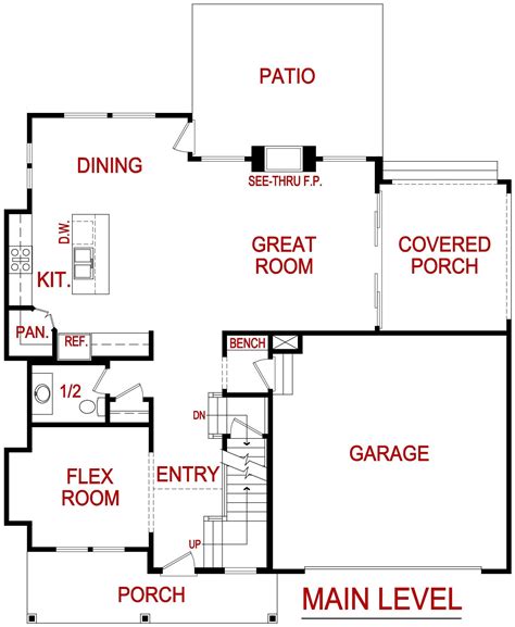 Sequoia Expanded Floor Plan | Lambie Homes