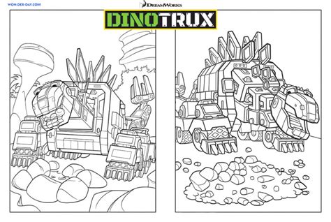 Dibujos De Dinotrux Para Colorear Imprimir Para Ni Os