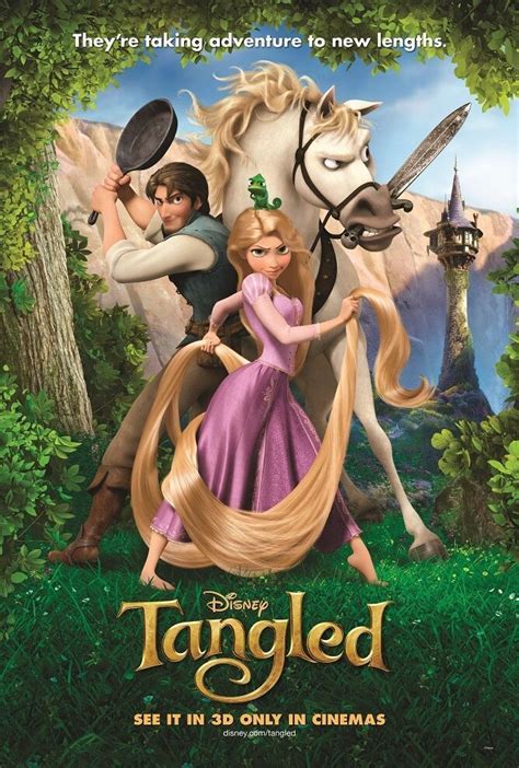 Walt Disney S Tangled Movie Poster Print 11 X 17 Inches Tangled