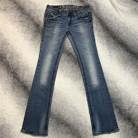 2000s Rock Revival Bootcut Jeans Sz 28 Gem