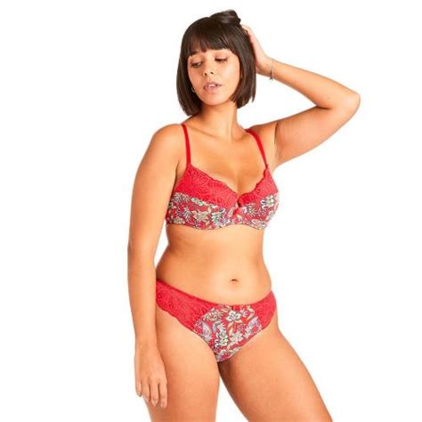 Soutien Gorge Corbeille Armatures Rouge Pomm Poire Lemon Curve