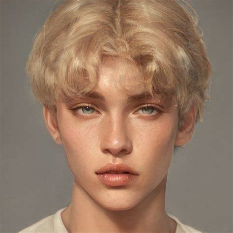 Artbreeder Portraits By Nattiecool Blonde Hair Boy Character