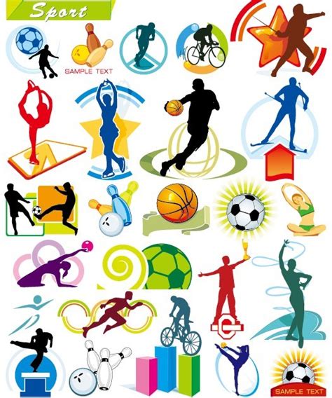 Download Free Collection Of Vector Sports Illustrations Free Vector