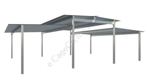 Cover 24x36 Raised Center Aisle Cactus Horse Corrals