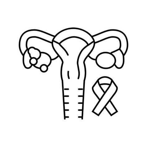 40 Endometrial Cancer Icon Stock Illustrations Royalty Free Vector