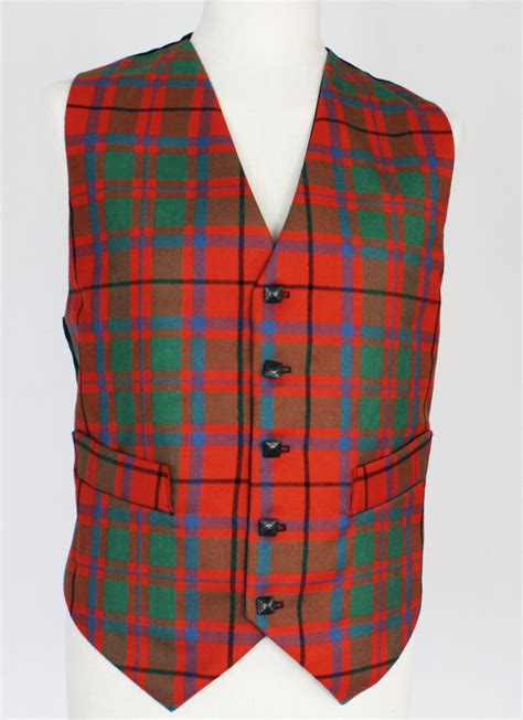 House Of Tartan Waistcoat Vest Tartan In Choice Of Over 500 Wool