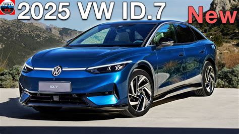 All NEW 2024 VW ID 7 Luxury EV Sedan In Aquamarin Blue Metallic YouTube