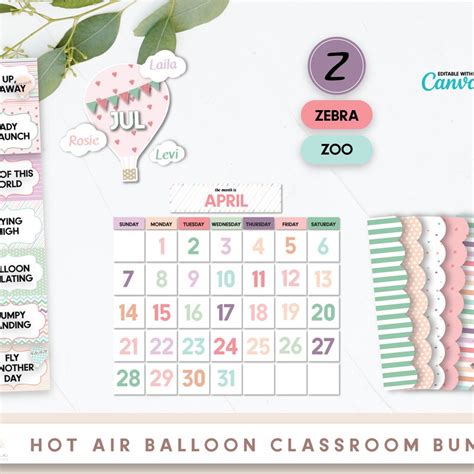 Hot Air Balloon Decor Etsy