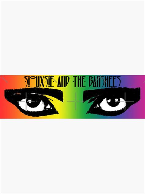 Siouxsie And The Banshees Eyes Of Siouxsie Sioux Sticker By