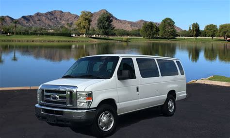 Ford 15 Passenger Van Side View Phoenix Discount Van And Suv Rental