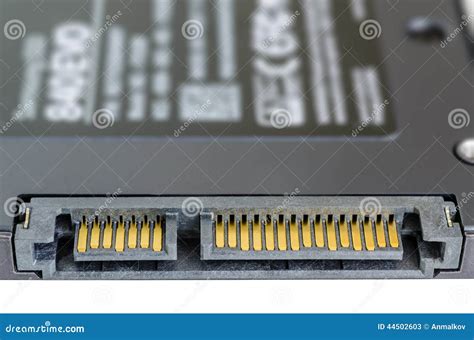 Sata Connector On Motherboard Pc Stock Photography