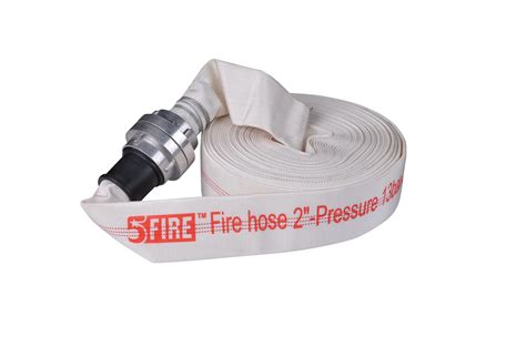 High Quality 25 Inch Pvc Lining Canvas Fire Fighting Hose Fire Hose