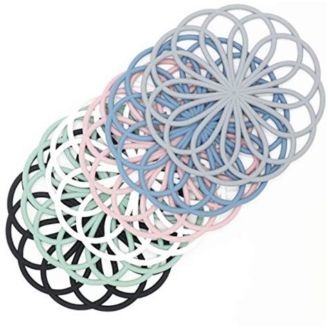 White Trivets For Hot Pots And Pans Silicone Mat Pot Holders For Kitchen Hot Pads Silicone