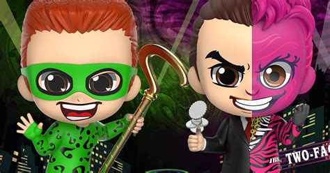 造型誇張又華麗的謎語人雙面人登場 Hot Toys COSB719 COSB720永遠的蝙蝠俠Batman Forever 四款 Cosbaby 發表