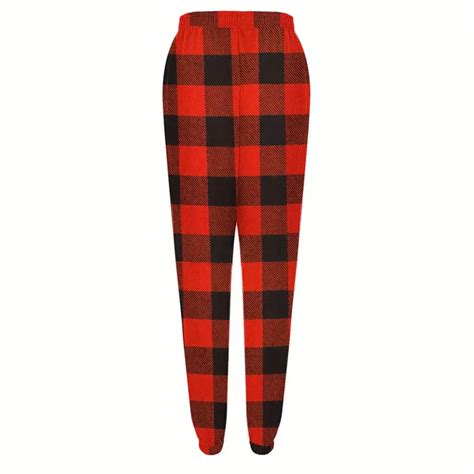 Plaid Print Drawstring Jogger Pants Casual Pants Spring Fall Temu
