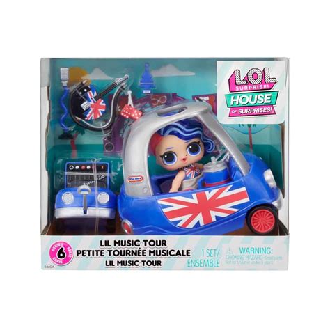 Amazon L O L Surprise OMG House Of Surprises Lil Music Tour Playset With Cheeky Babe