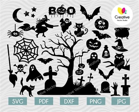 halloween svg bundle creative vector studio