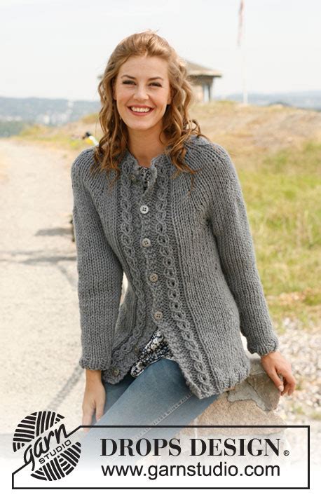 Схема вязания Кофта Легкая дымка DROPS 134-17 Mist