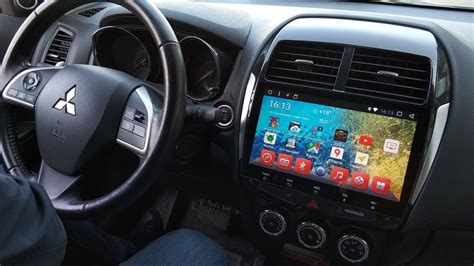 Штатная Android-магнитола в Mitsubishi ASX - YouTube