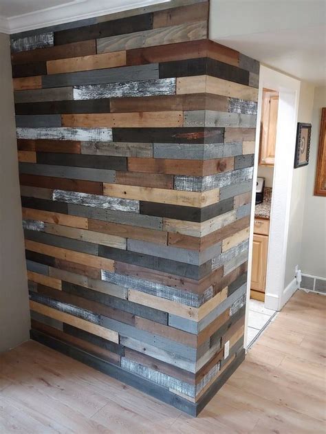 Rustic Winter Blend Sqft Of X Boards Pallet Wood Wall Etsy Wood