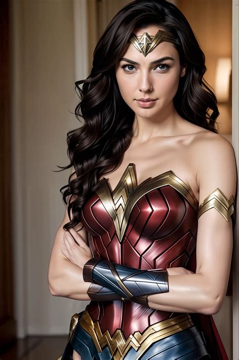 Gal Gadot、wonder Woman、female Sexy、arms Crossed In Front Of The Chest Seaart Ai