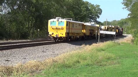 Bnsf Work Train At Agency Iowa Youtube