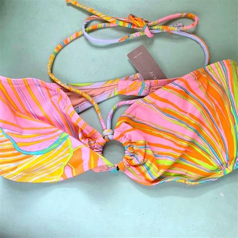 J Crew Swim J Crew Bandeau Bikini Top Xl Poshmark