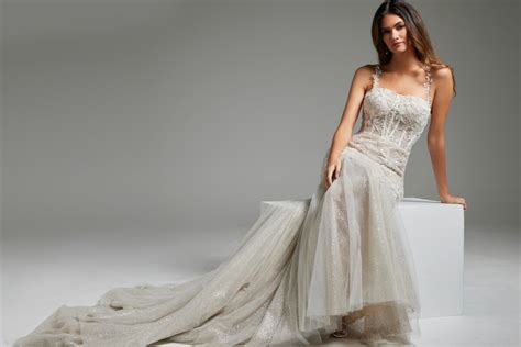 Ivory Nude Embellished Mermaid Bridal Dress Jb Jovani