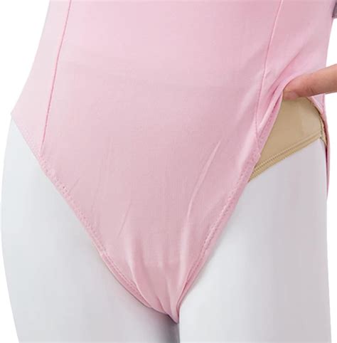 DANCEYOU Nude Briefs Seamless Thongs No Show Dance Gymnastics Underwear Packs Panties Under