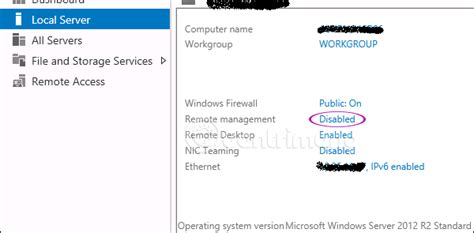 remote management  windows server   remote management service