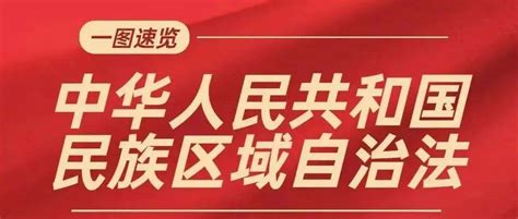 【民族法治宣传周 】一图速览《中华人民共和国民族区域自治法》来源宣传周法治