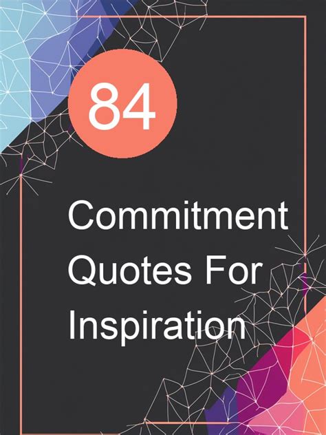 84 Commitment Quotes For Inspiration