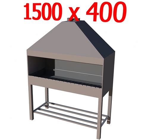 Купить профессиональный мангал для помещения 1500 х 400
