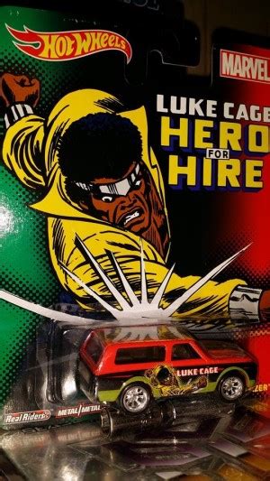 Luke Cage Hot Wheels Chevy Blazer Toy