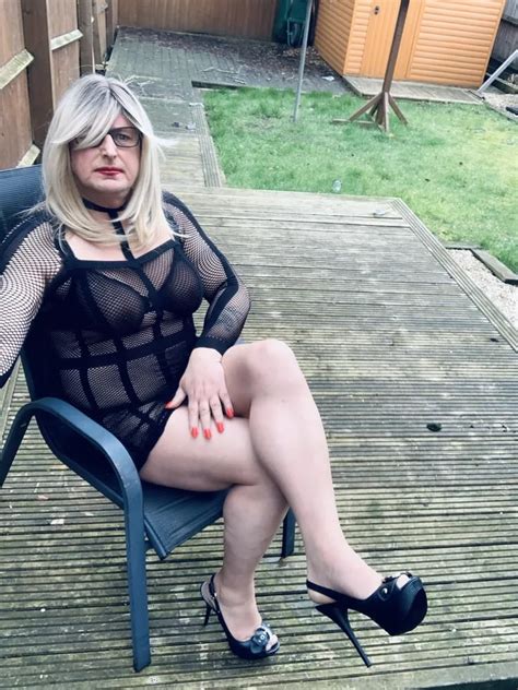 Amateur Crossdresser Kelly Cd In Black Fishnet Dress Heels 15 Nude Pics XHamster