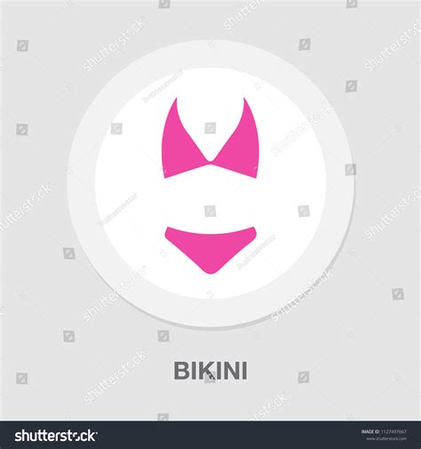 Vector Woman Bikini Illustration Isolated Lingerie Stock Vector Royalty Free 1127497667