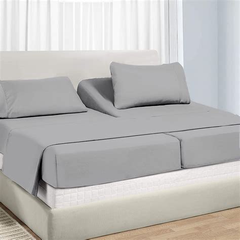Split King Sheets Sets For Adjustable Beddual Split Sheets