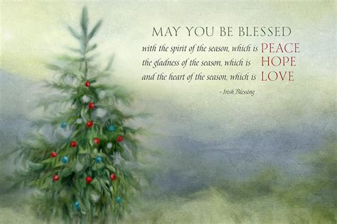 Irish Christmas Blessing Digital Art By Terry Davis