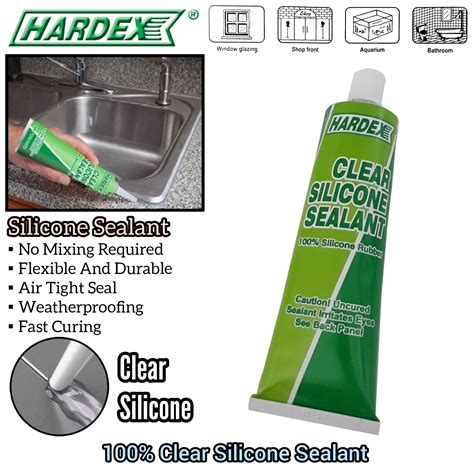 Hardex Clear Silicone Sealant For Kitchen Aquarium Window