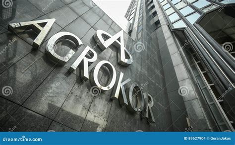 Agrokor logo editorial stock image. Image of zagreb, todoric - 89627904