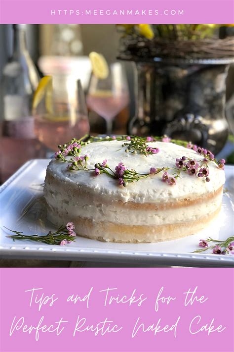 How To Make A Rustic Naked Cake What Meegan Makes