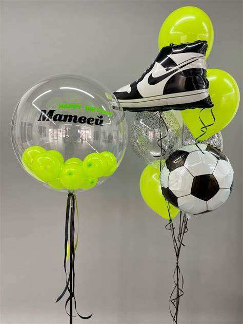Шары для мальчика | Большие воздушные шары, Декор для мальчиков ...